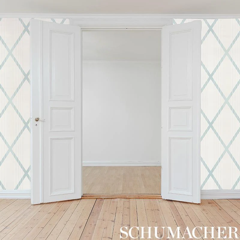 Schumacher Monti Charcoal Wallpaper - Image 3