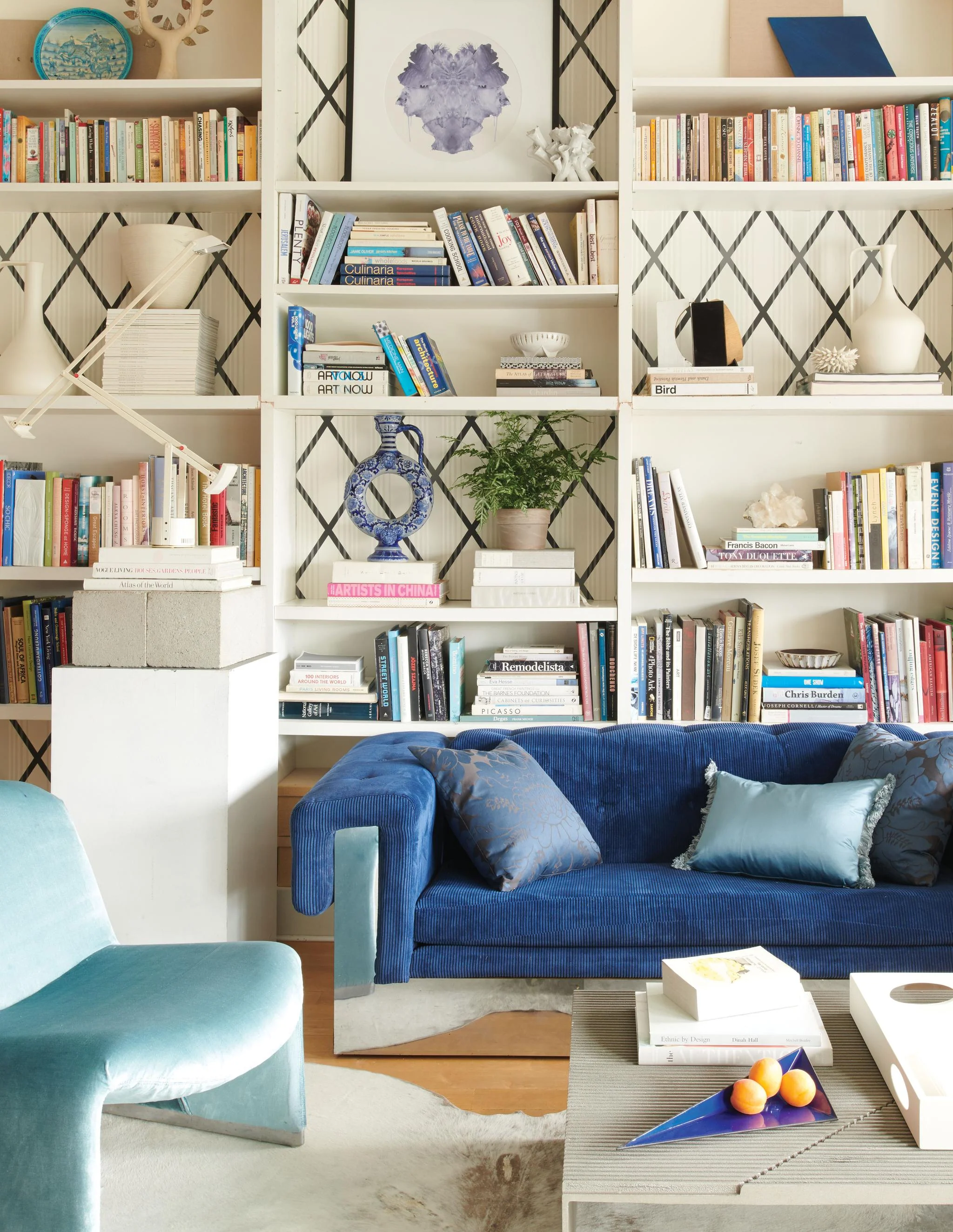 Schumacher Monti Charcoal Wallpaper - Image 6