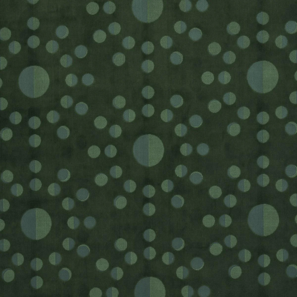 Schumacher Moon Phase Velvet Green Fabric - Image 3