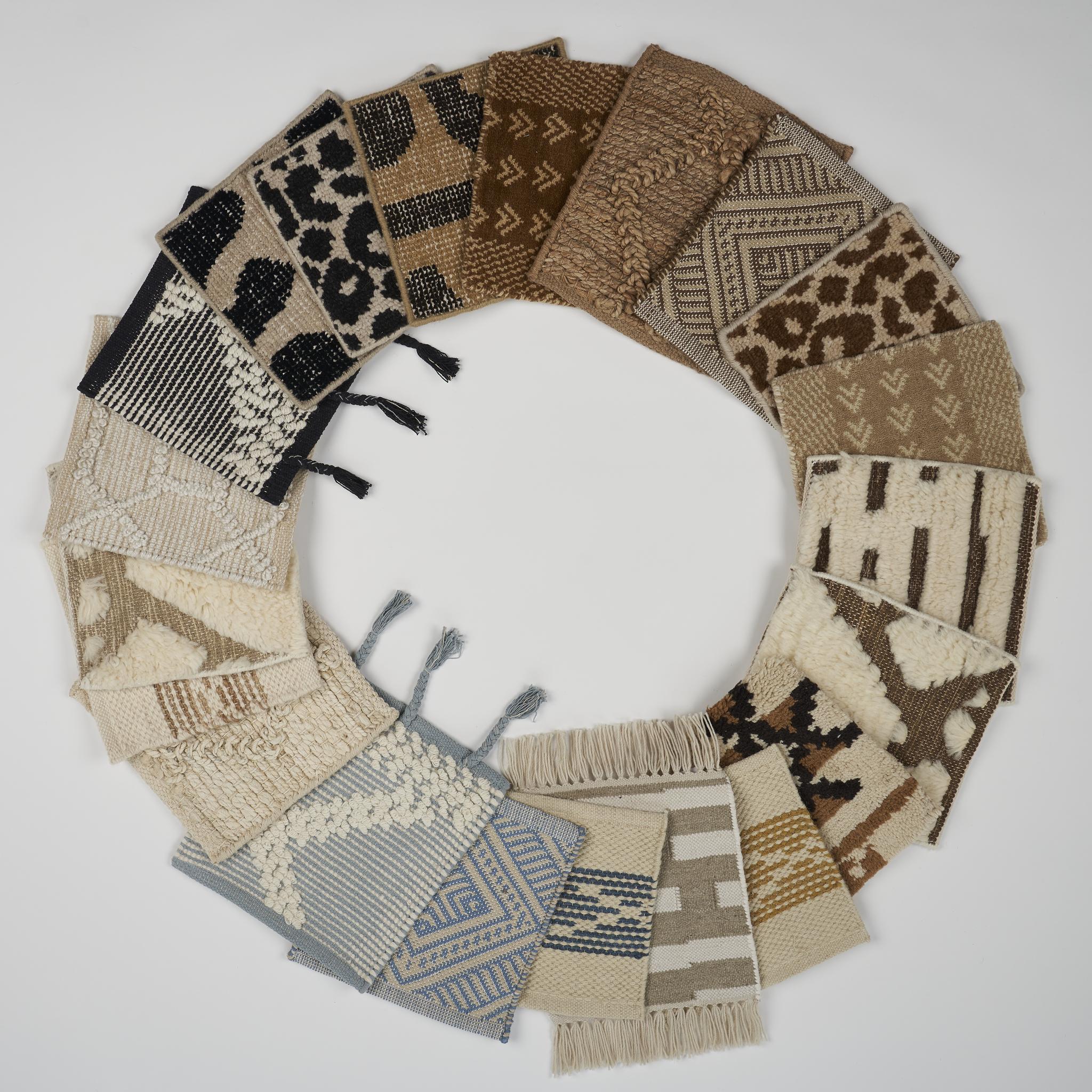 Schumacher Multi 1' X 1' Schumacher Rug Sample Kit-F22