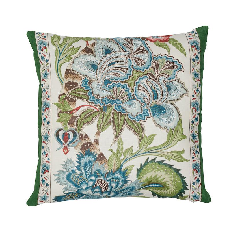 Schumacher Multi 18" X 18" Anjou Stripe Pillow - Image 2