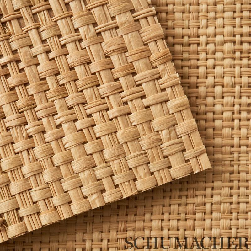 Schumacher Nakara Natural Wallpaper - Image 3