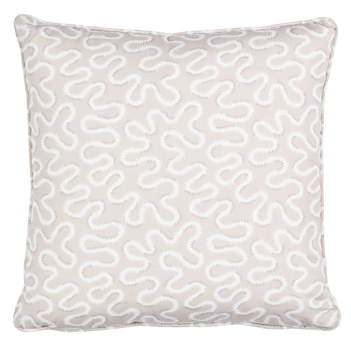 Schumacher Natural 16" X 16" Zoelie Pillow