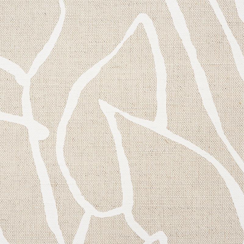 Schumacher Natural 18" X 18" Solandra Vine Pillow - Image 3
