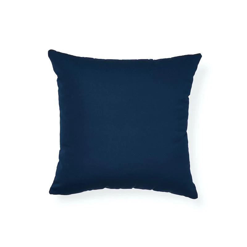 Schumacher Navy 18" X 18" Iconic Leopard I/O Pillow - Image 2