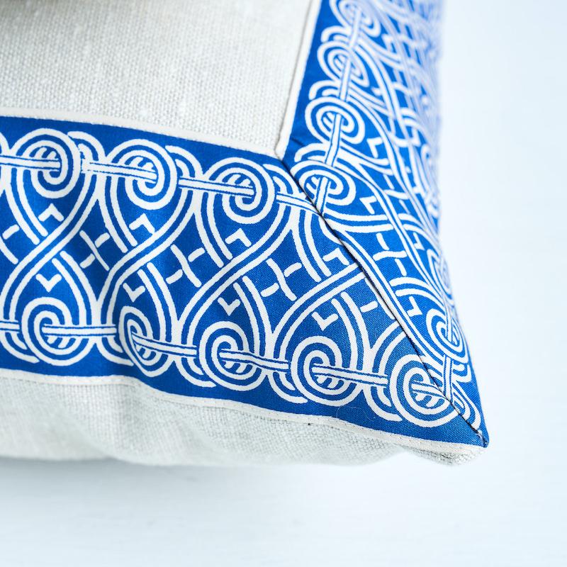 Schumacher Navy 20" X 20" Suzette Pillow - Image 5