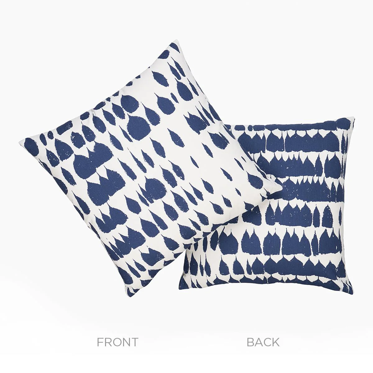 Schumacher Navy 22" X 22" Queen Of Spain Pillow - Image 3