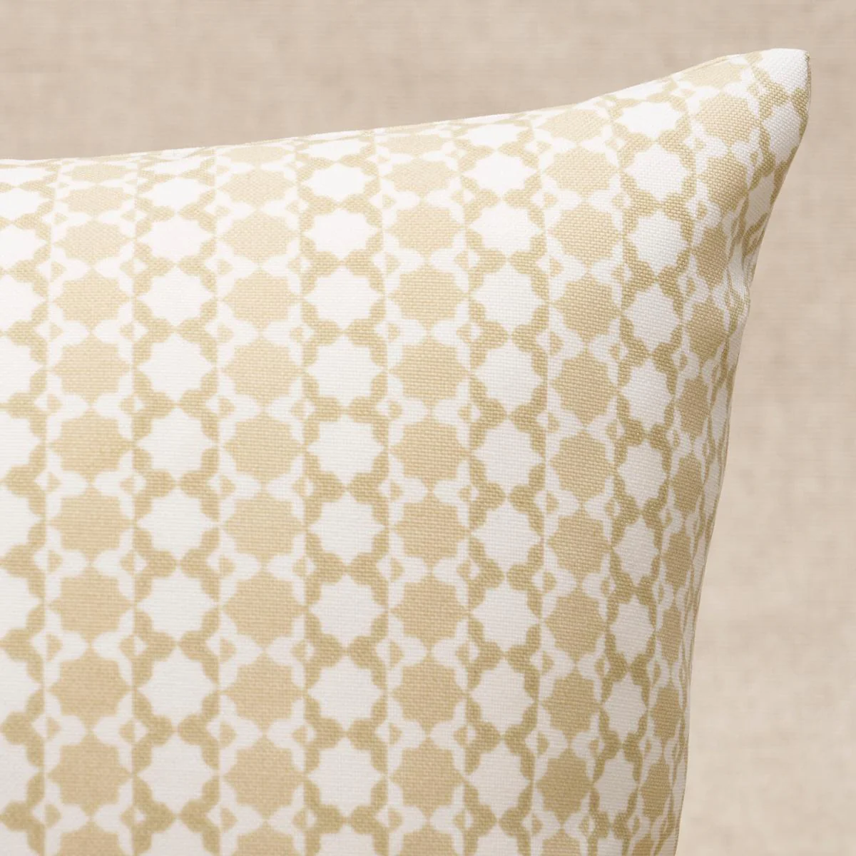 Schumacher Neutral 16" X 12" Posy I/O Pillow - Image 3