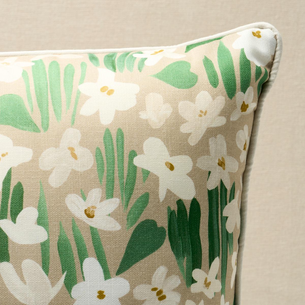 Schumacher Neutral 18" X 18" Sweet Violette I/O Pillow - Image 5