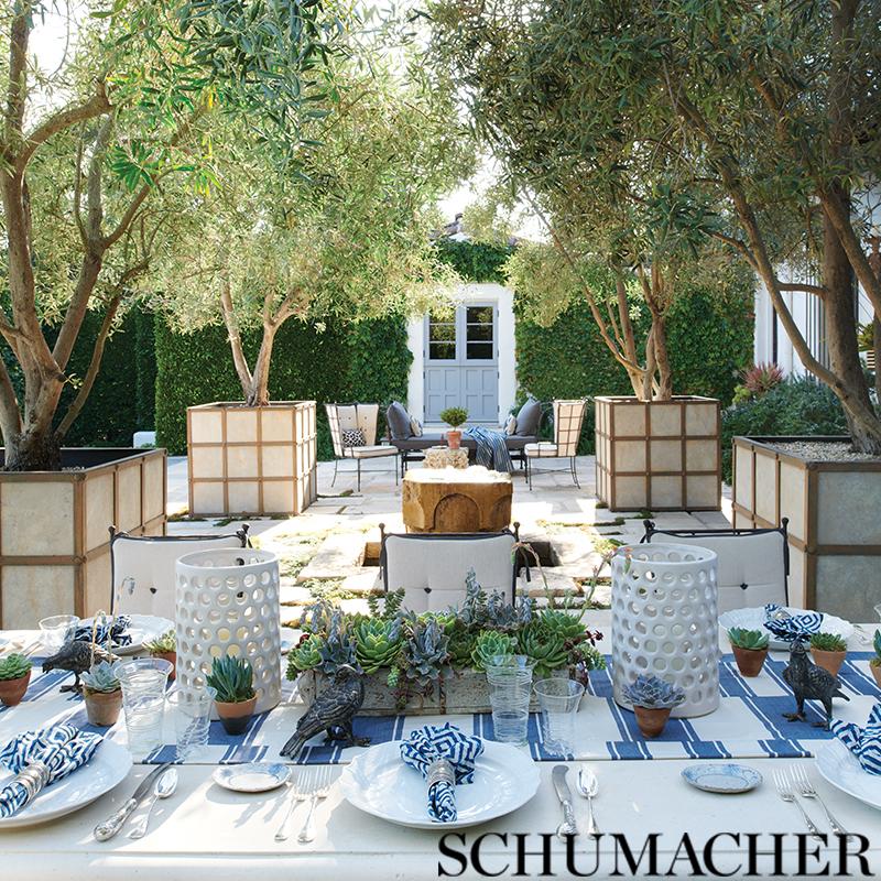 Schumacher Nomad Brown Fabric - Image 3