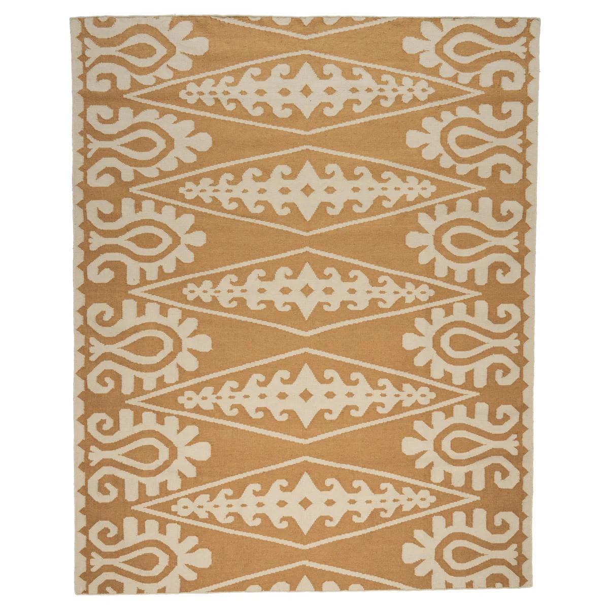Schumacher Ochre 12' X 9' Seema Indoor/Outdoor Rug - Image 3
