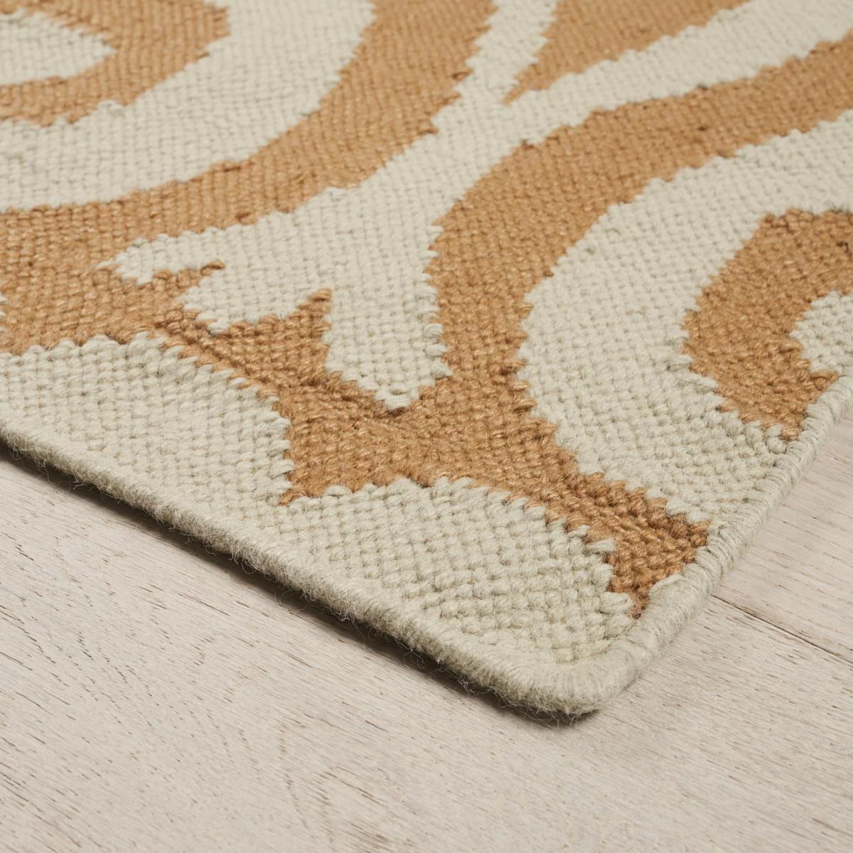 Schumacher Ochre 12' X 9' Seema Indoor/Outdoor Rug - Image 4