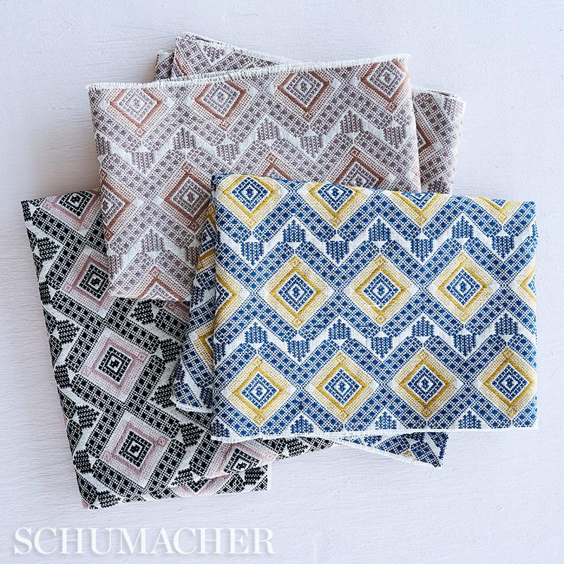 Schumacher Ocosito Hand Woven Black Fabric - Image 5