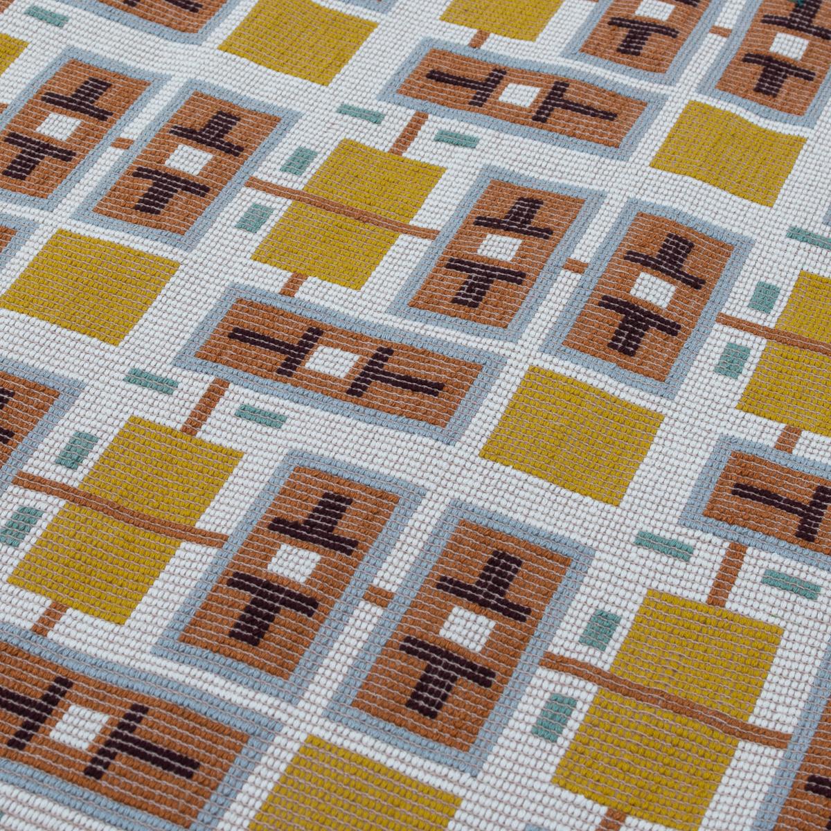 Schumacher Ocular Hand Woven Brocade Mellow Fabric - Image 2
