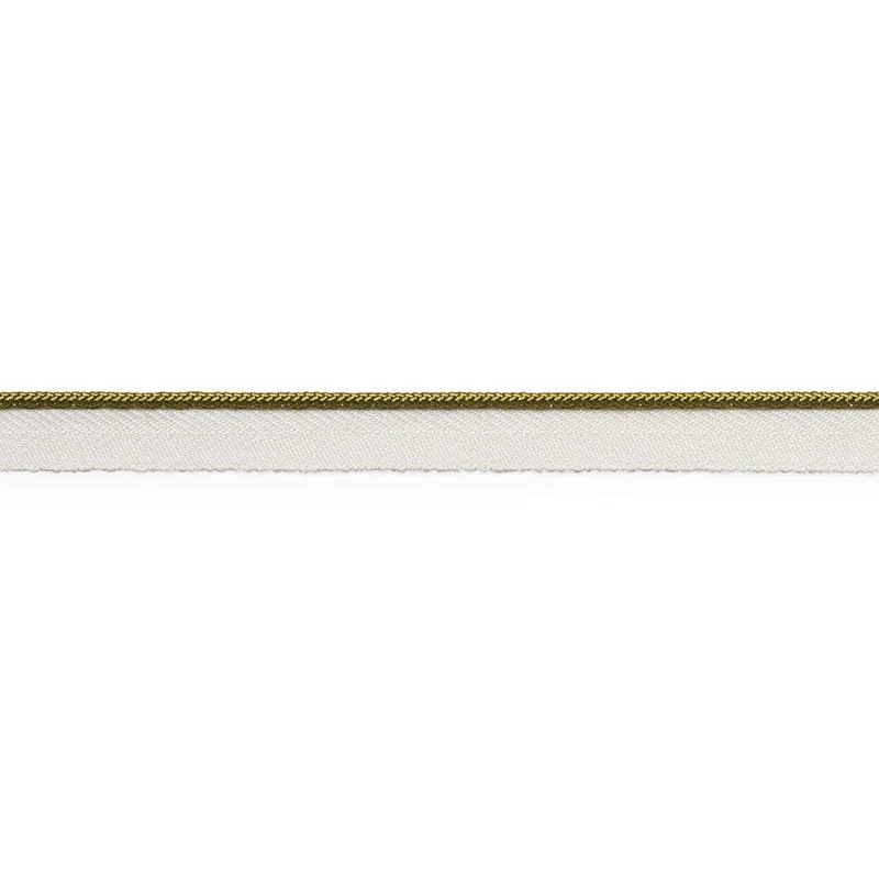 Schumacher Olive Gustave Silk Lip Cord Narrow