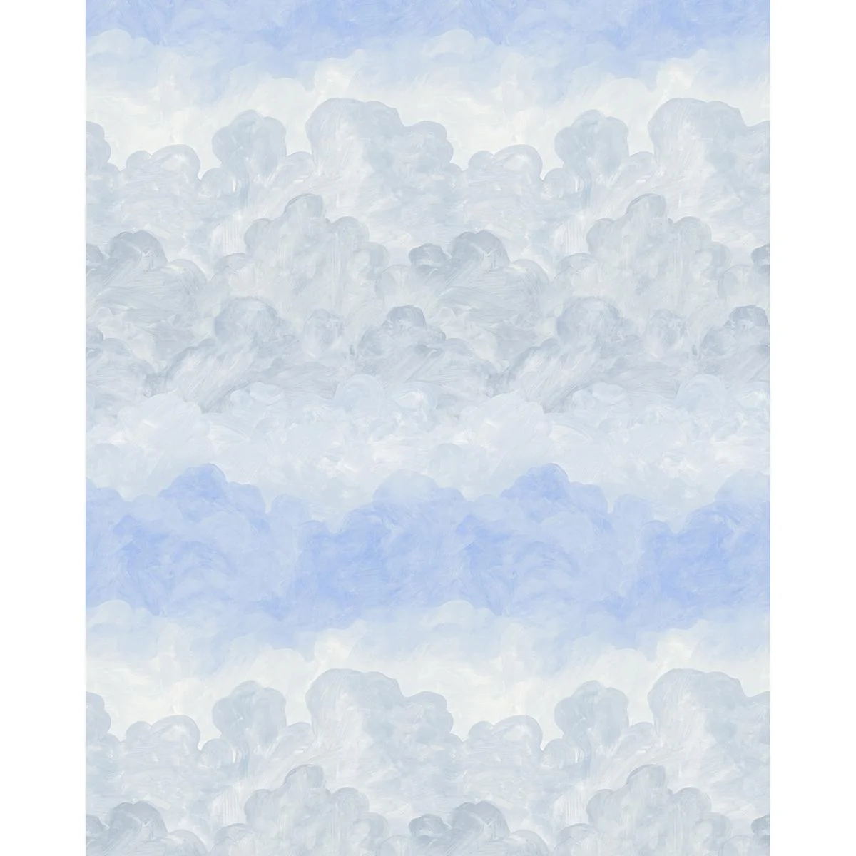 Schumacher Painted Sky Clear Blue Wallpaper - Image 2