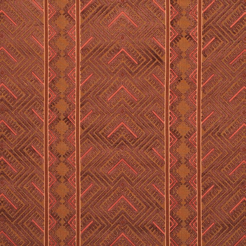Schumacher Parvin Velvet Copper Fabric - Image 2