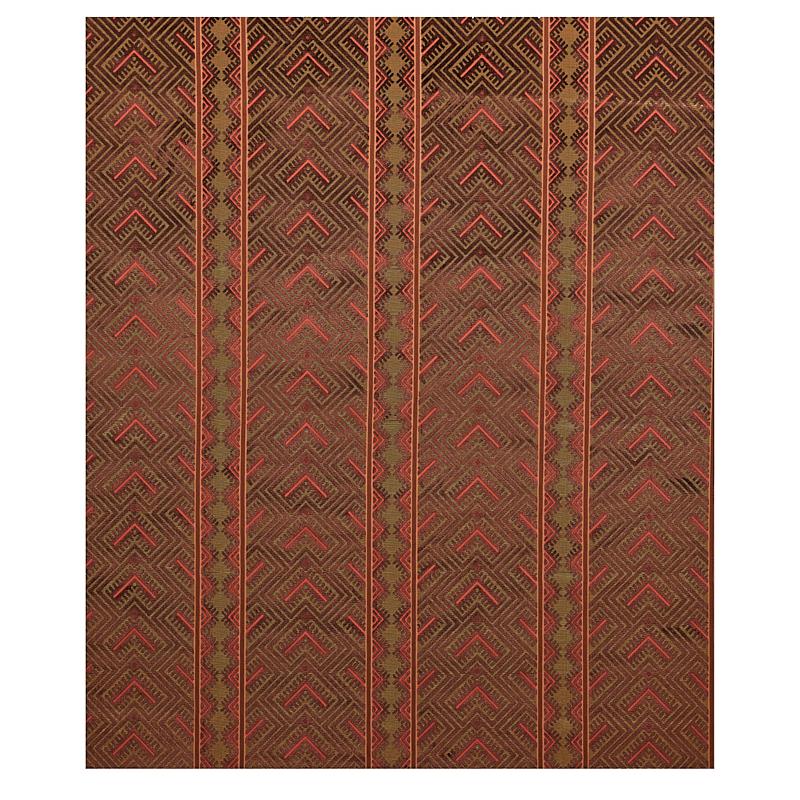Schumacher Parvin Velvet Copper Fabric - Image 3