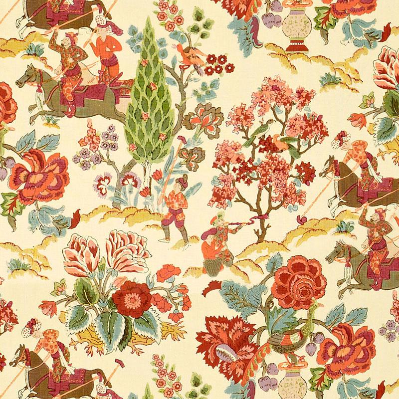 Schumacher Persian Lancers Spring Fabric - Image 2
