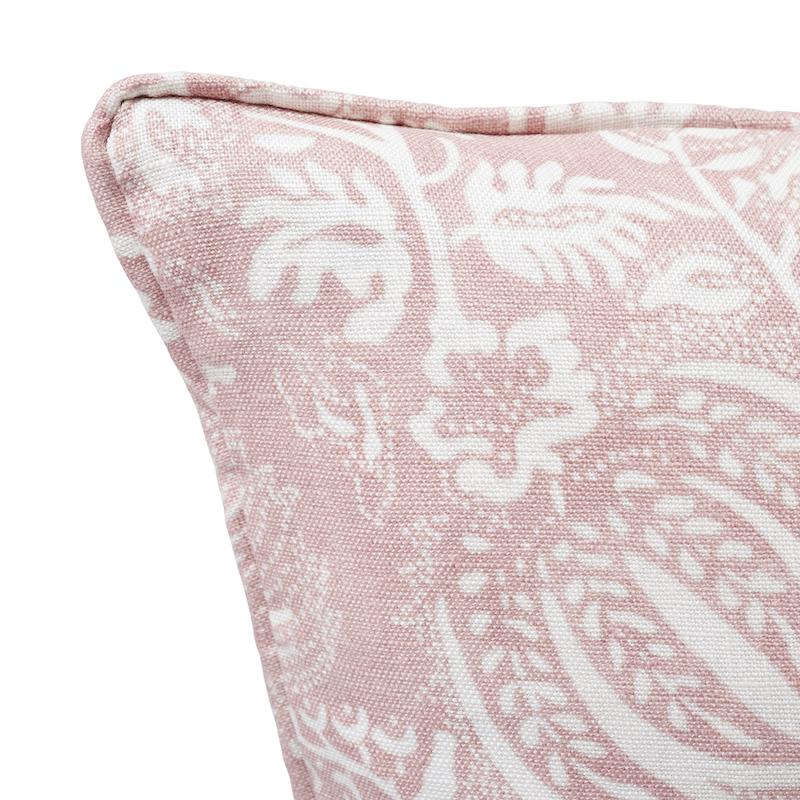 Schumacher Petal 18" X 18" Pomegranate Print Pillow - Image 4