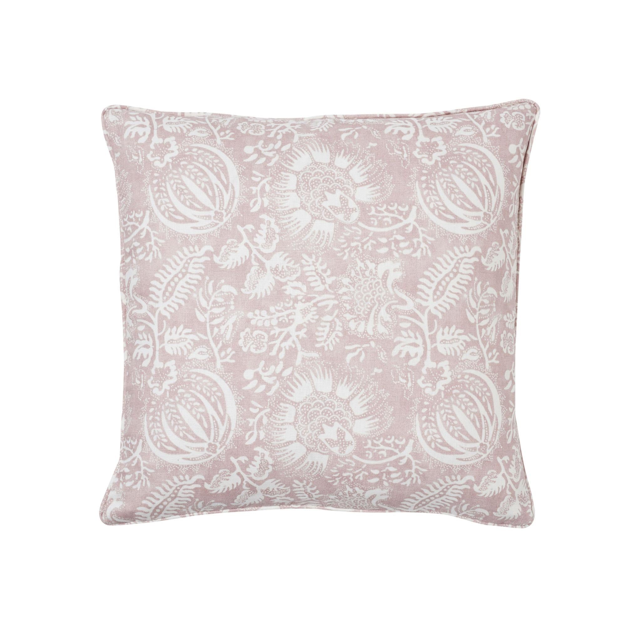 Schumacher Petal 20" X 20" Pomegranate Print Pillow - Image 2