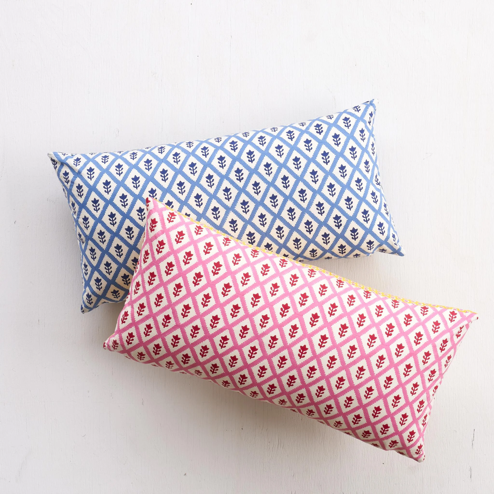 Schumacher Pink & Yellow 20" X 12" Buti & Tuk Tuk Pillow - Image 6