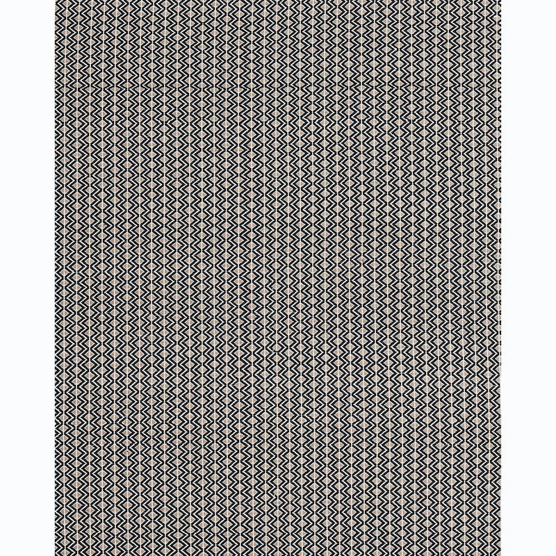 Schumacher Pinula Hand Woven Black Fabric - Image 3