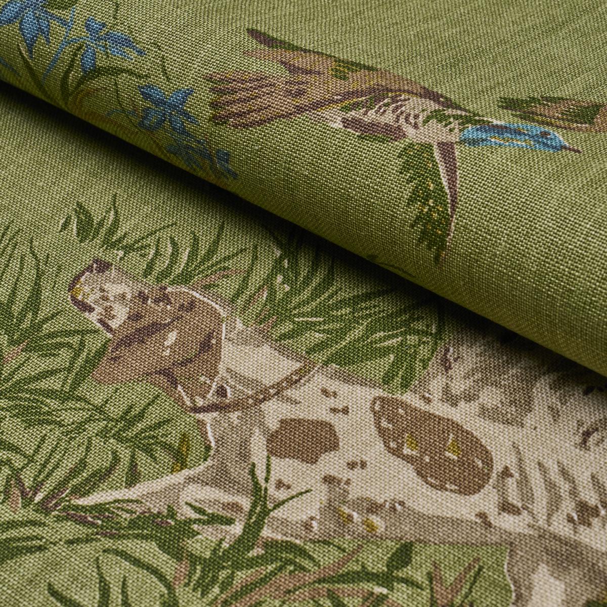 Schumacher Pointers Meadow Fabric - Image 4