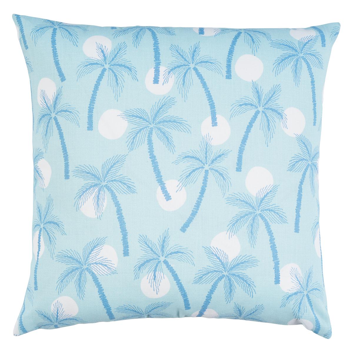 Schumacher Pool 20" X 20" Clarabella Palm I/O Pillow