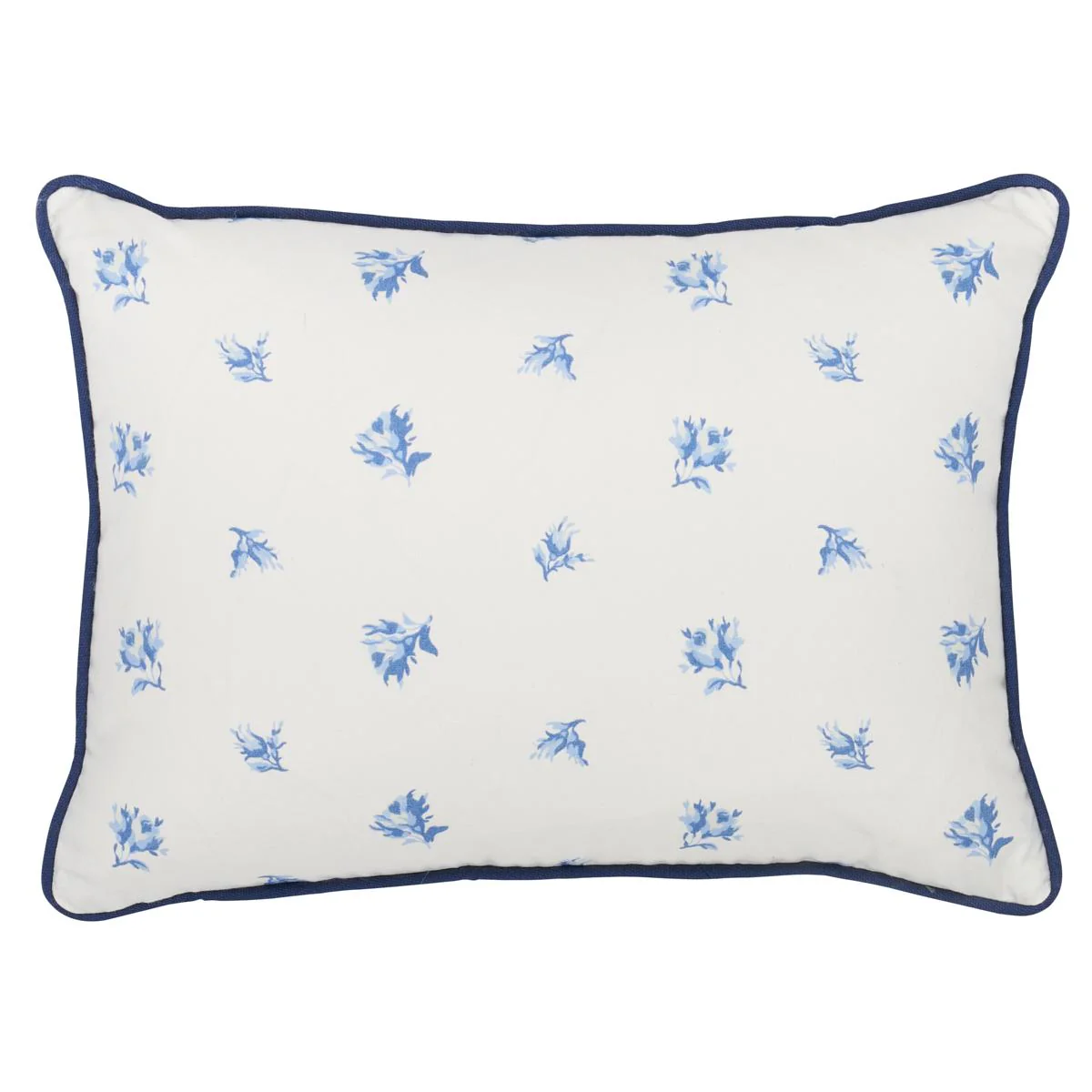 Schumacher Porcelain 16" X 12" Margie Floral Pillow