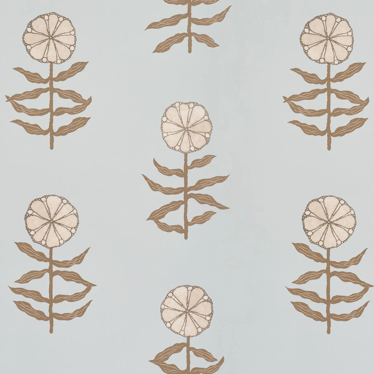 Schumacher Pretty Petals Sky Wallpaper