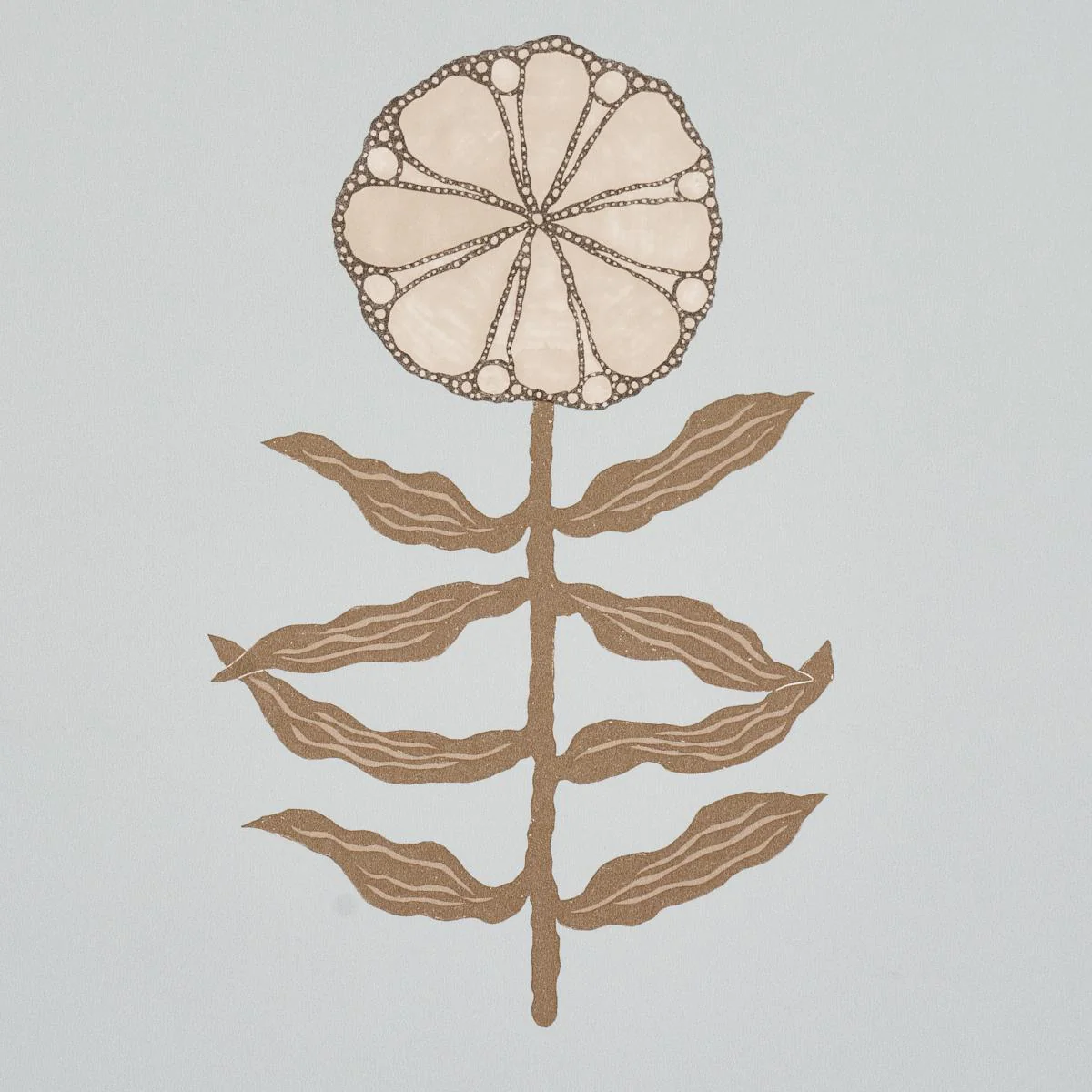 Schumacher Pretty Petals Sky Wallpaper - Image 3
