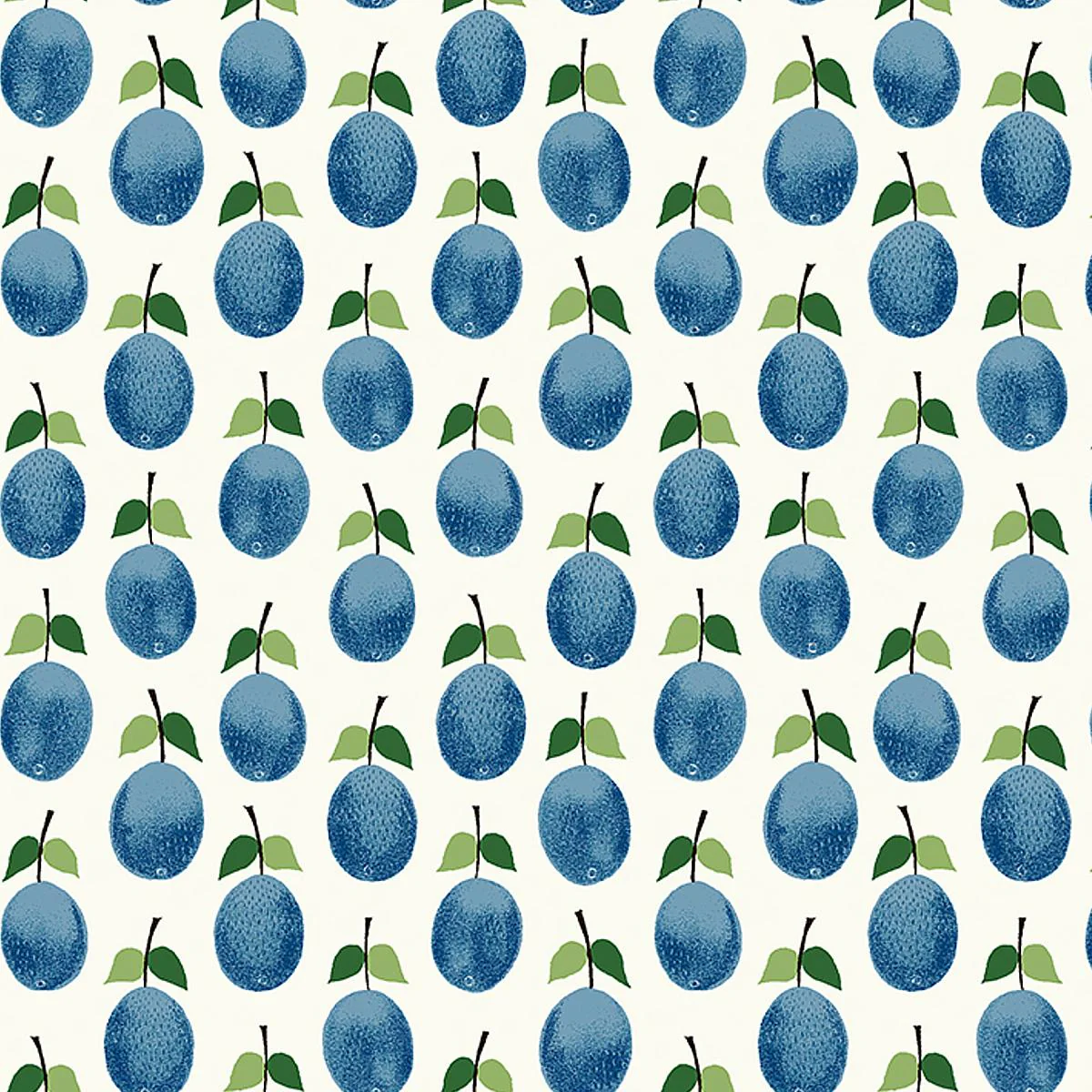 Schumacher Prunus Blue Wallpaper - Image 2
