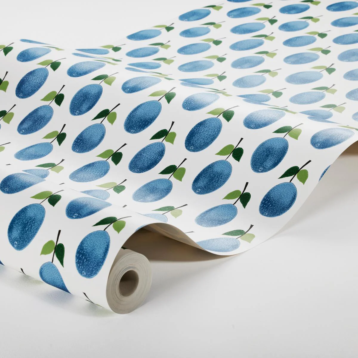 Schumacher Prunus Blue Wallpaper - Image 3