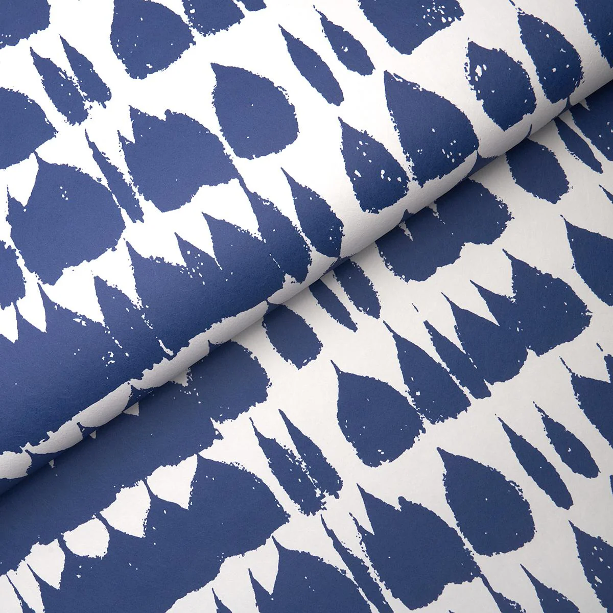 Schumacher Queen Of Spain Navy Wallpaper - Image 4