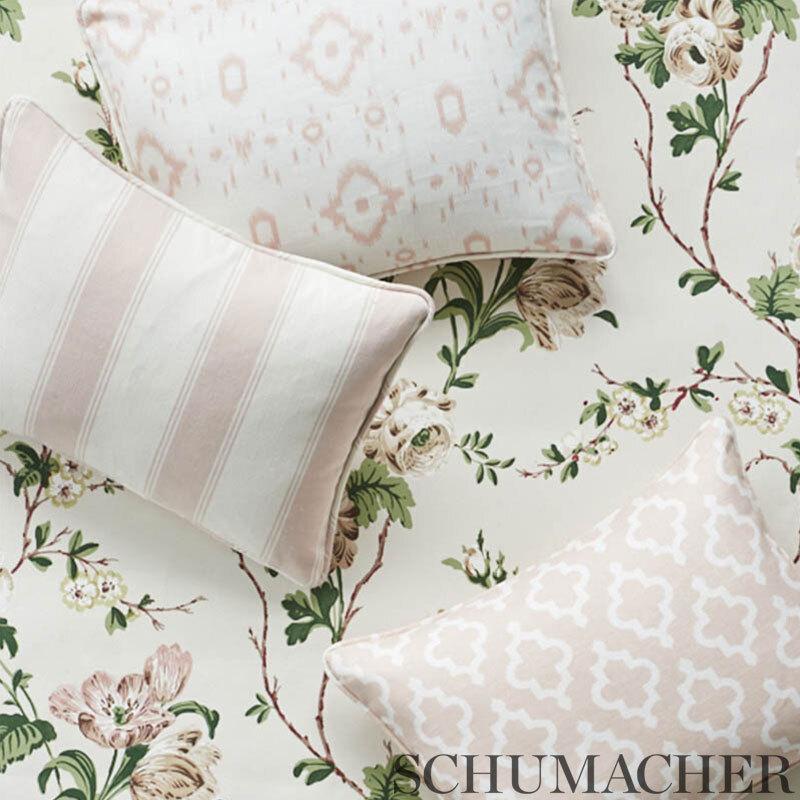 Schumacher Quiet Pink 16" X 12" Jake Pillow - Image 3