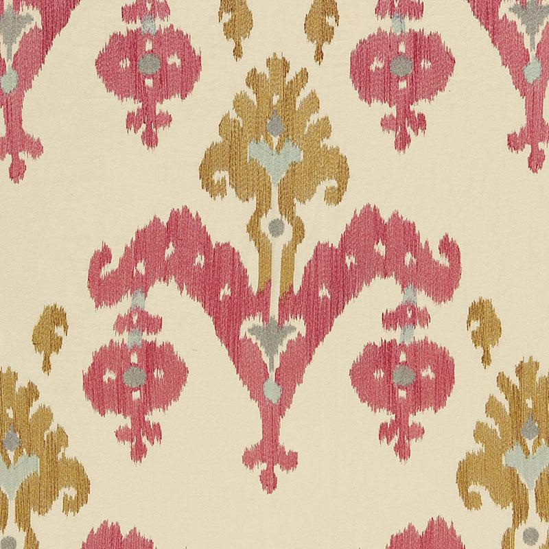 Schumacher Raja Embroidery Caravan Fabric - Image 2