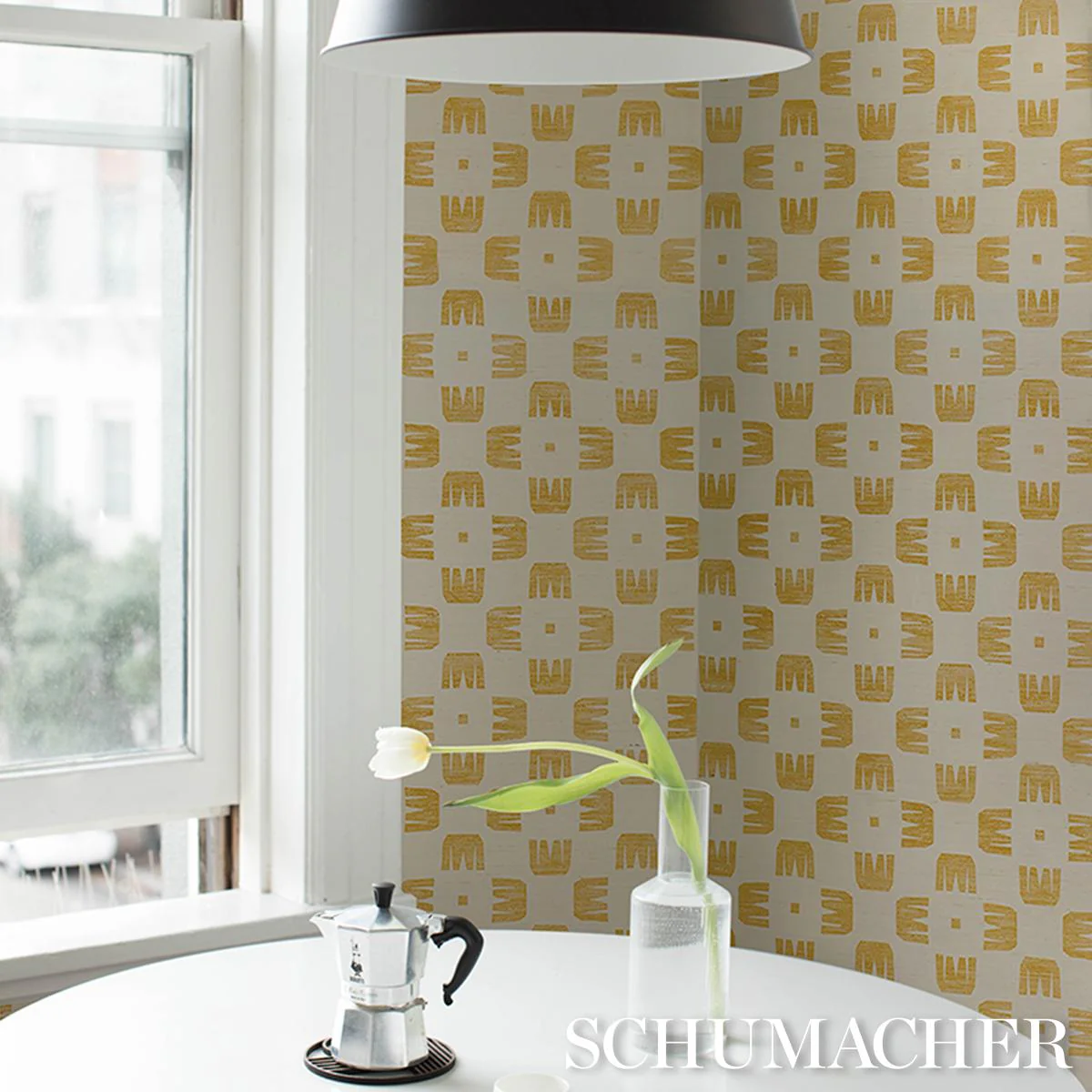 Schumacher Raze Sisal Maize Wallpaper - Image 6