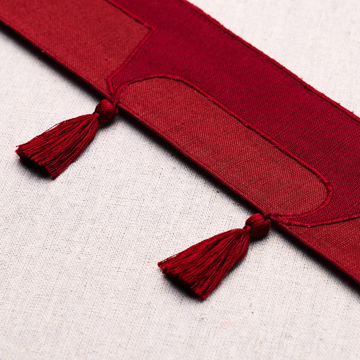 Schumacher Red Pagoda Trim - Image 5