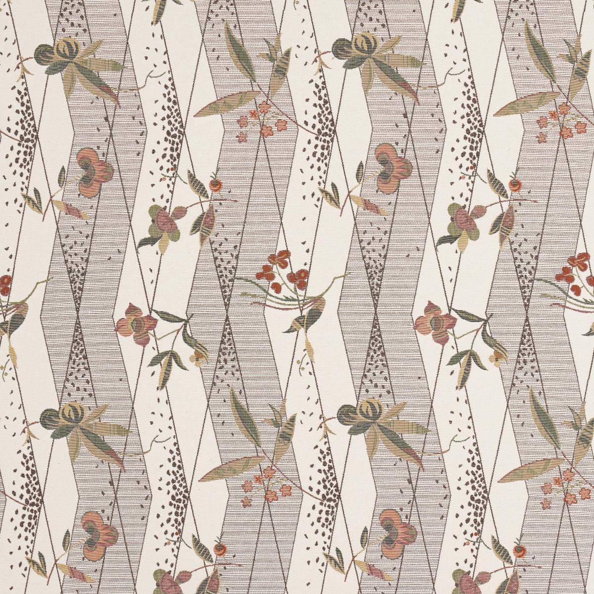 Schumacher Romola Floral Birch Fabric