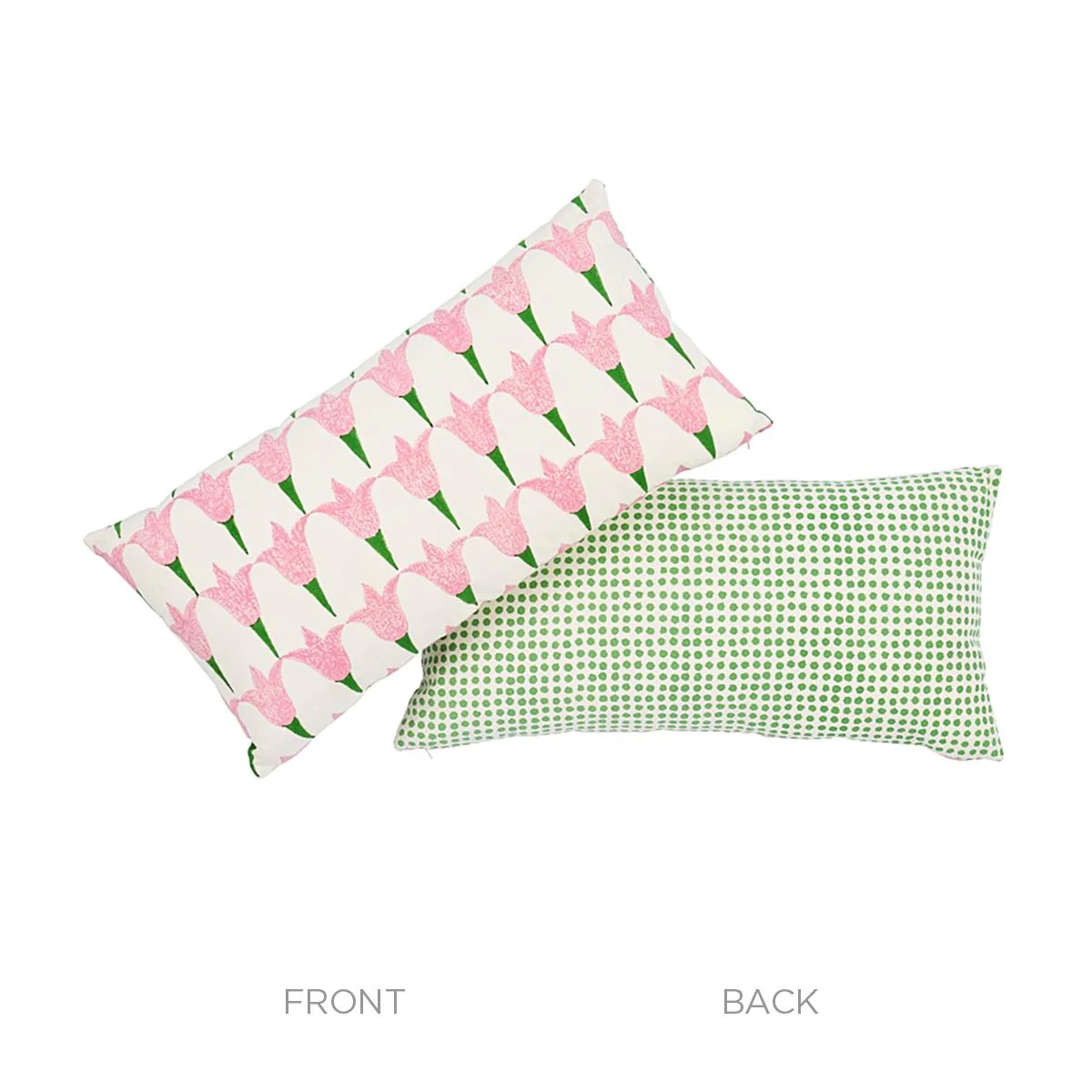 Schumacher Rose & Grass 24" X 12" Tulip + Seed Pillow - Image 3