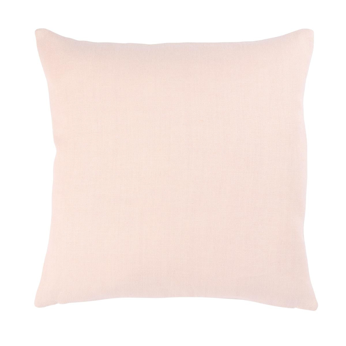 Schumacher Rose Quartz 22" X 22" Piet Performance Linen Pillow