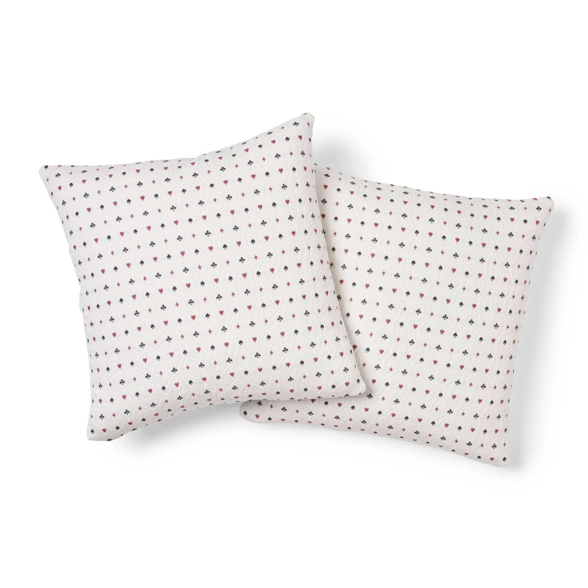 Schumacher Rouge Et Noir 20" X 20" Le Joueur Pillow - Image 2