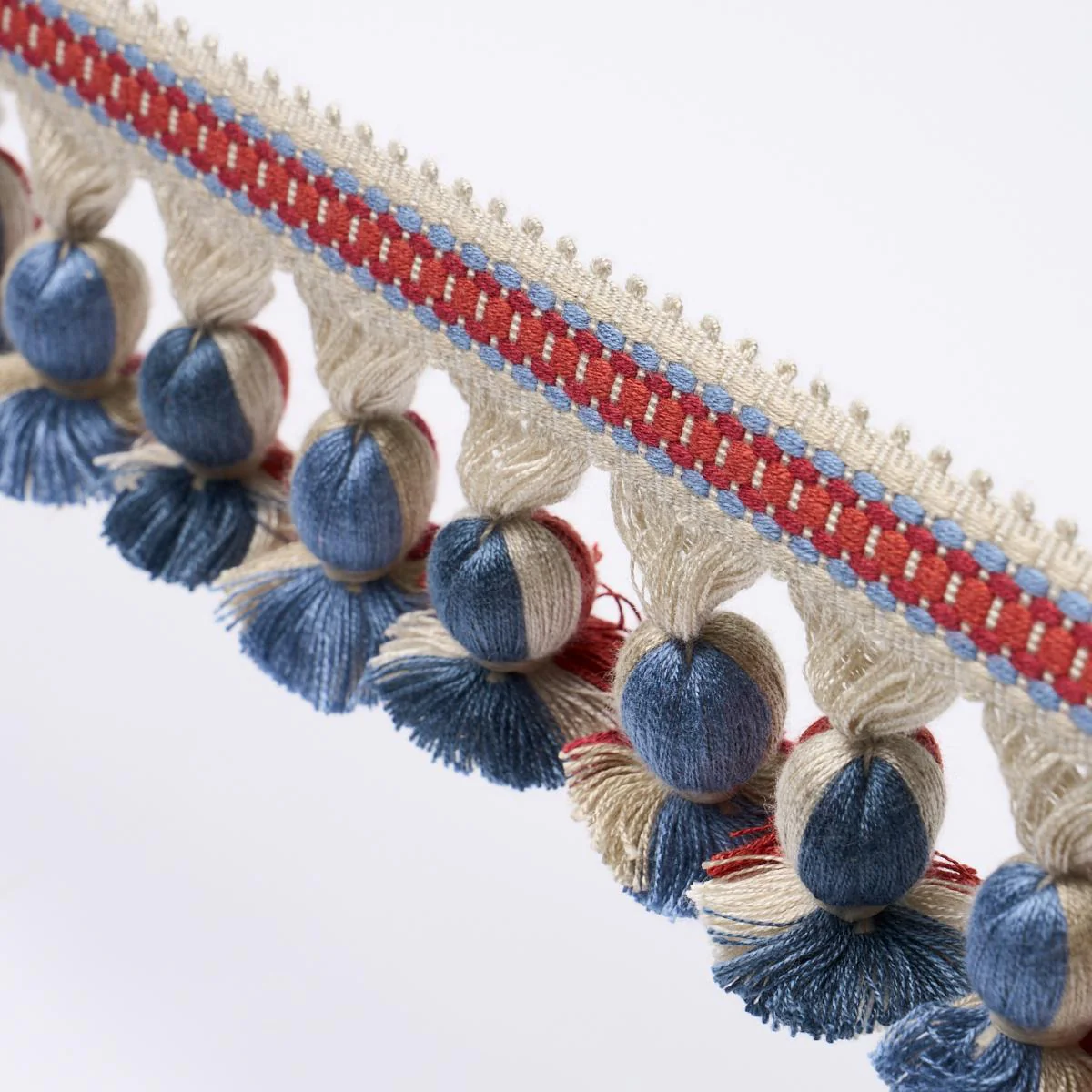 Schumacher Rouge & Navy Ali Tassel - Image 3