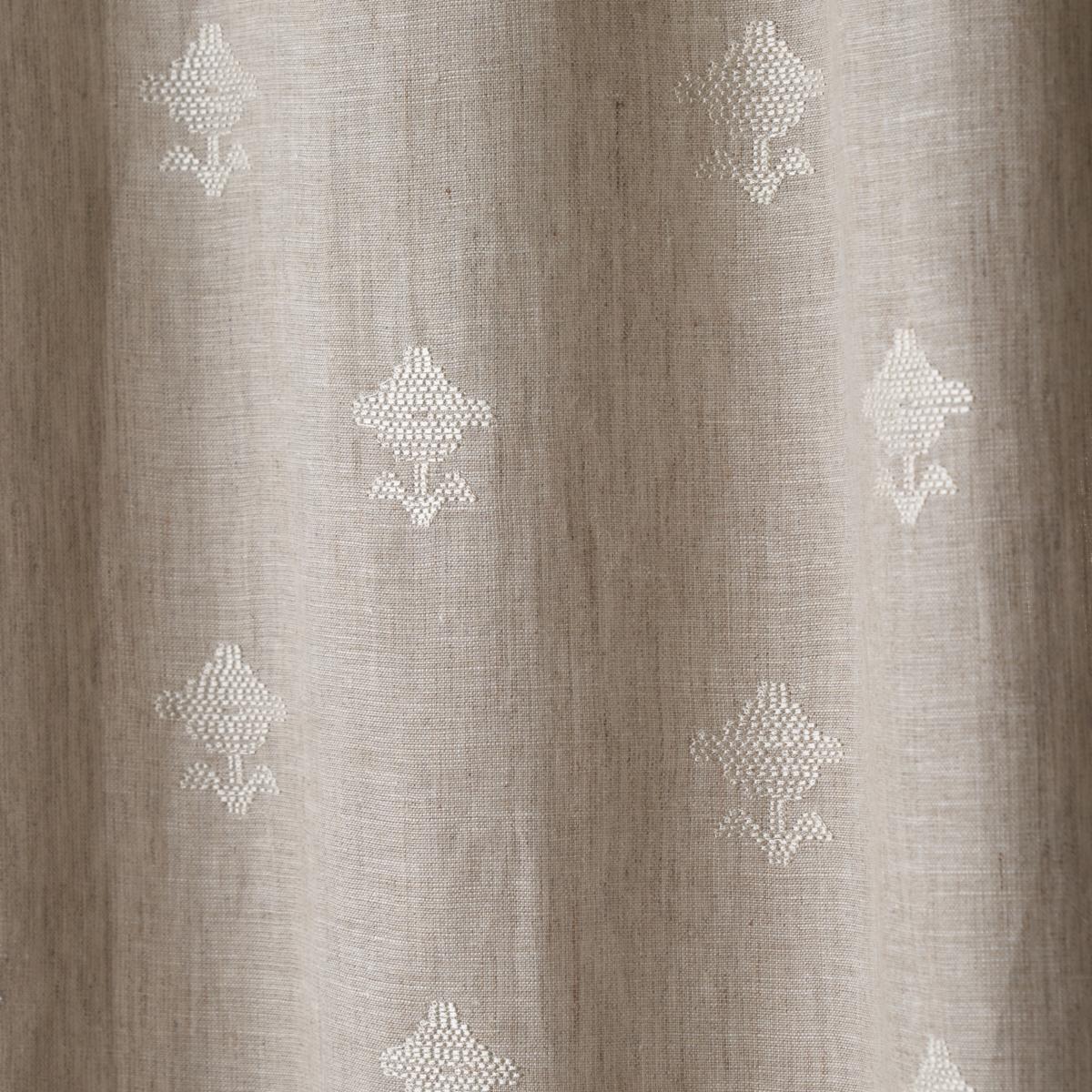 Schumacher Rubia Sheer Natural Fabric