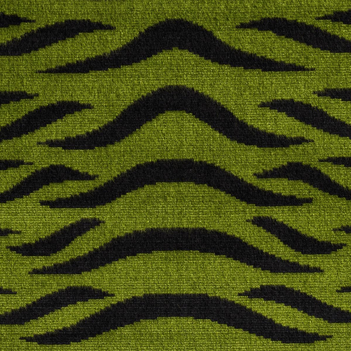 Schumacher Sabi Tiger Velvet Jungle Fabric - Image 4