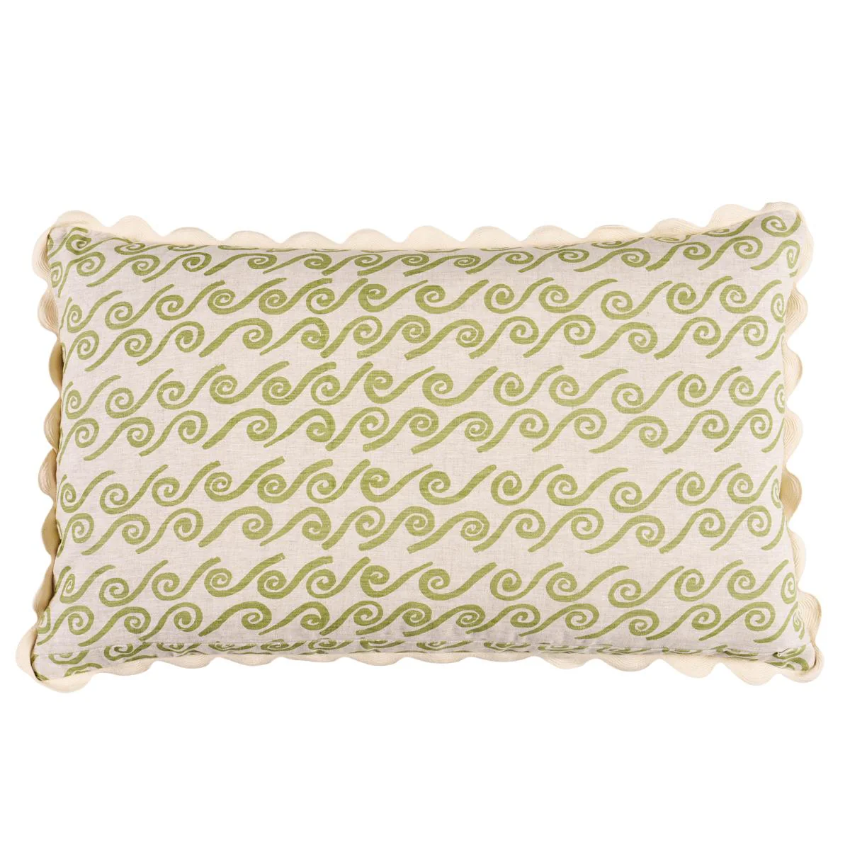 Schumacher Sage 30" X 18" Curves Lumbar Pillow - Image 2