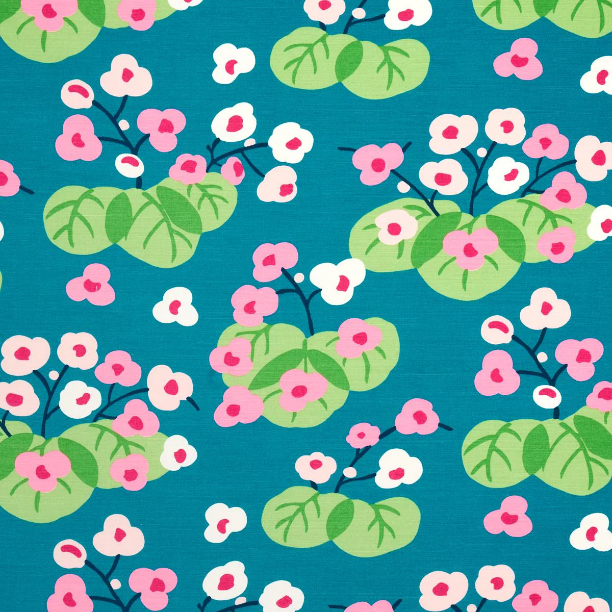 Schumacher Saku Peacock Fabric - Image 2
