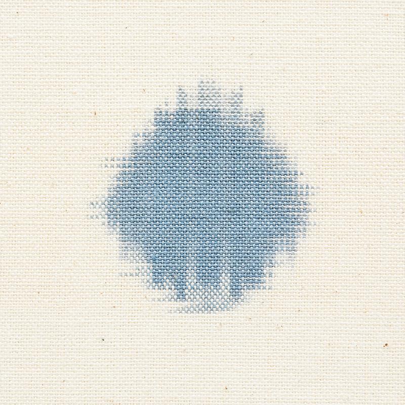 Schumacher Sakuru Ikat Sky Fabric - Image 3