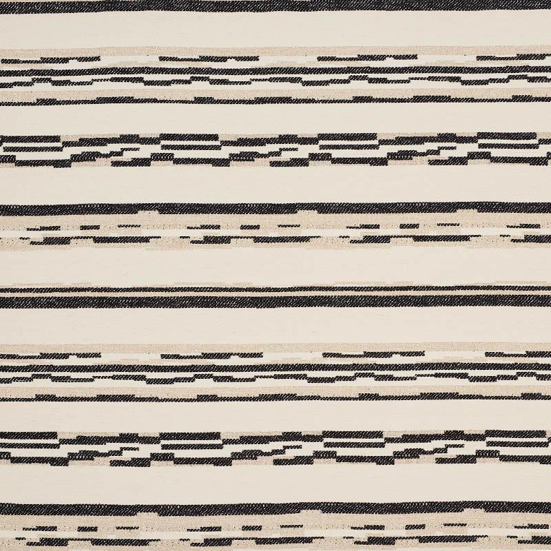 Schumacher Sambar Black & Gold Fabric - Image 3